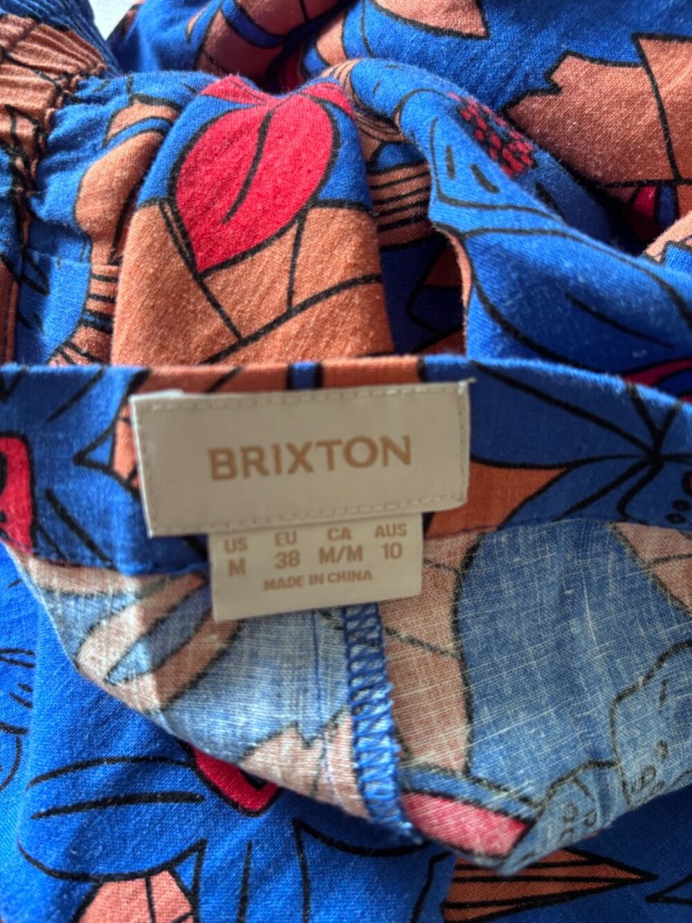 BRIXTON Womens Mercado Pants / Linen / Terracorra / Medium - Picture 4 of 10